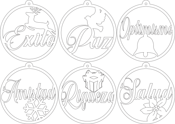 esferas con deseos navideños 2