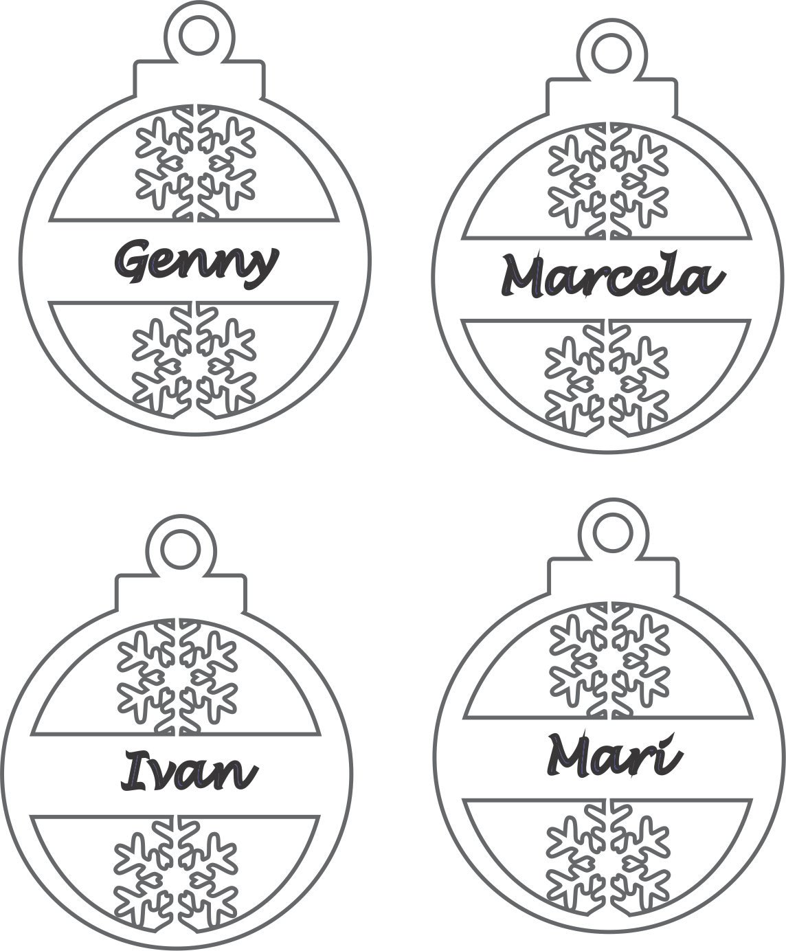 esferas personalizables copos