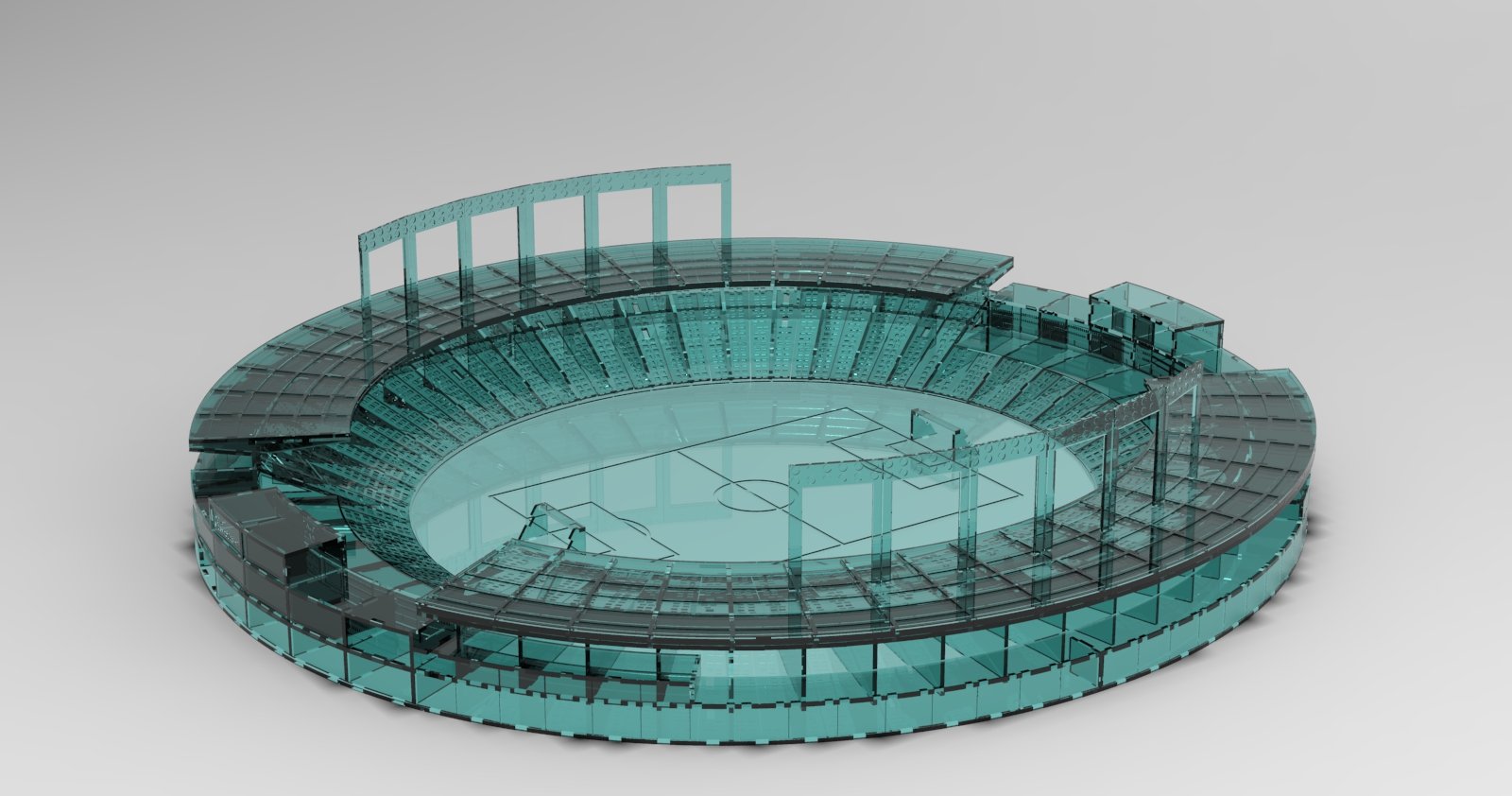 estadio de fútbol circular
