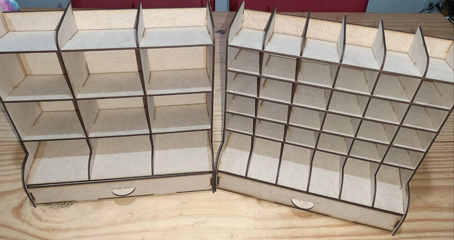 estante organizador con cajón