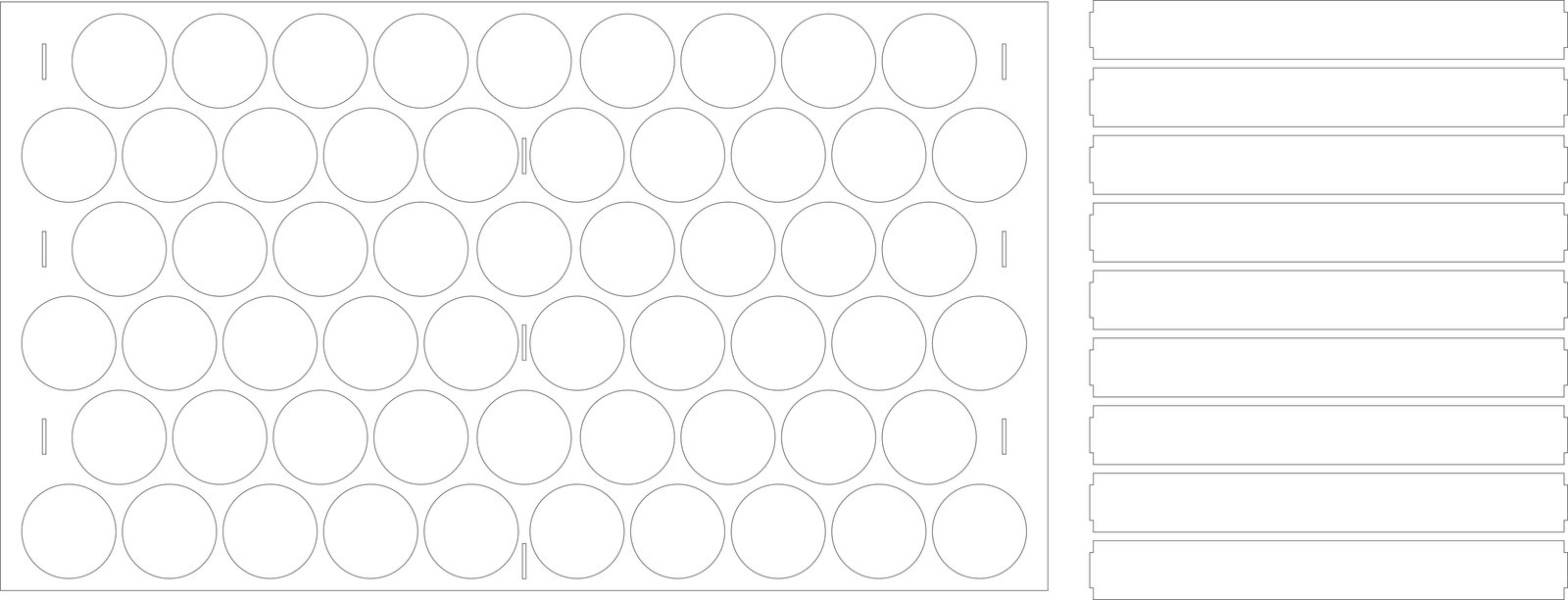 estante para esmaltes de uña