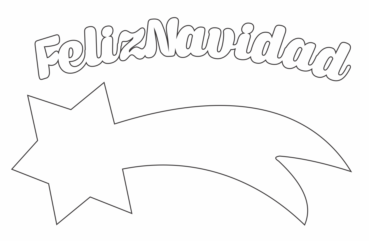 estrella fugaz con letrero