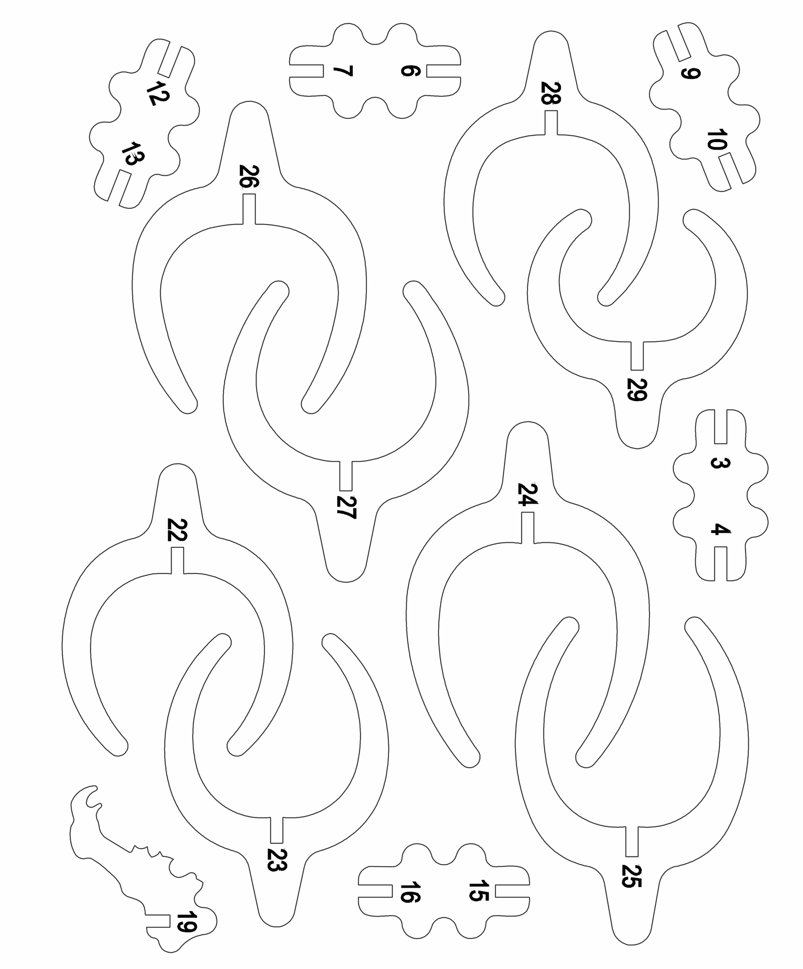 estructura de huesos