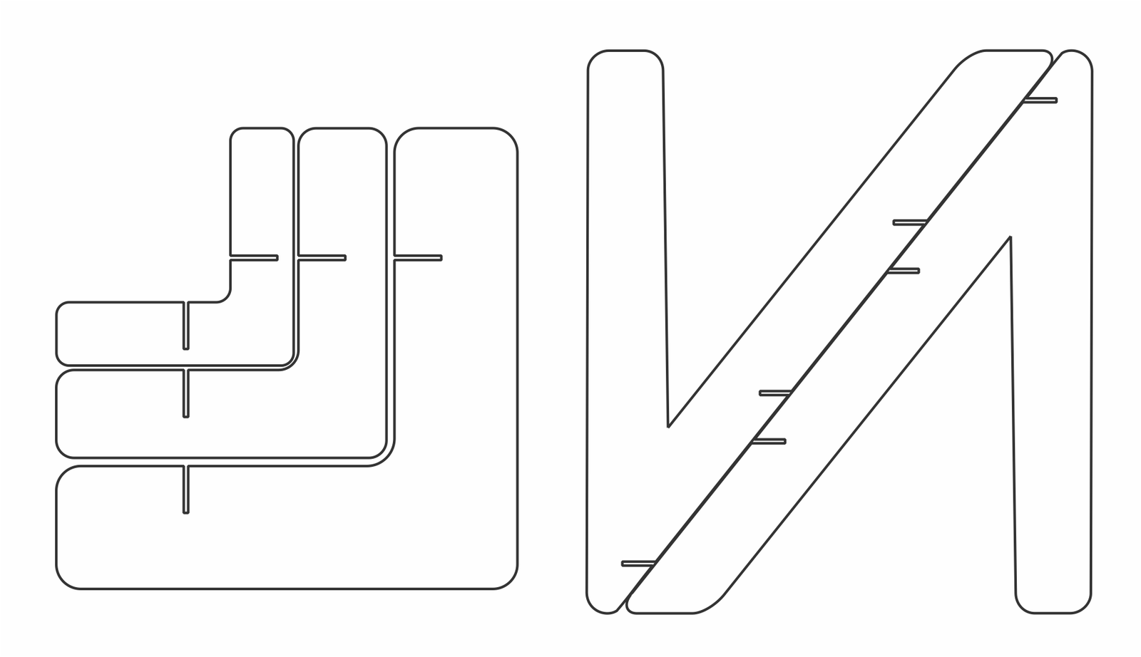 exhibidor de 3 niveles