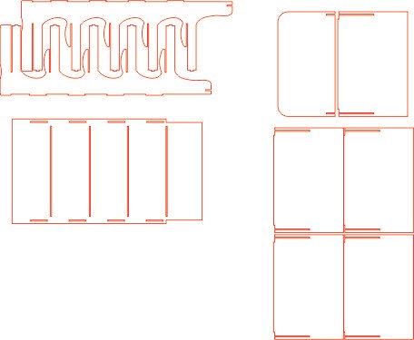 exhibidor de 4 repisas