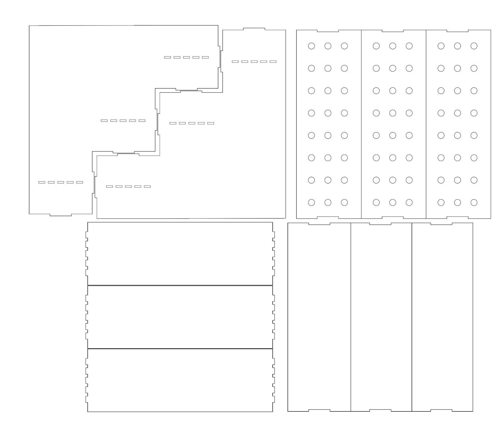 exhibidor para paletas de 3 niveles