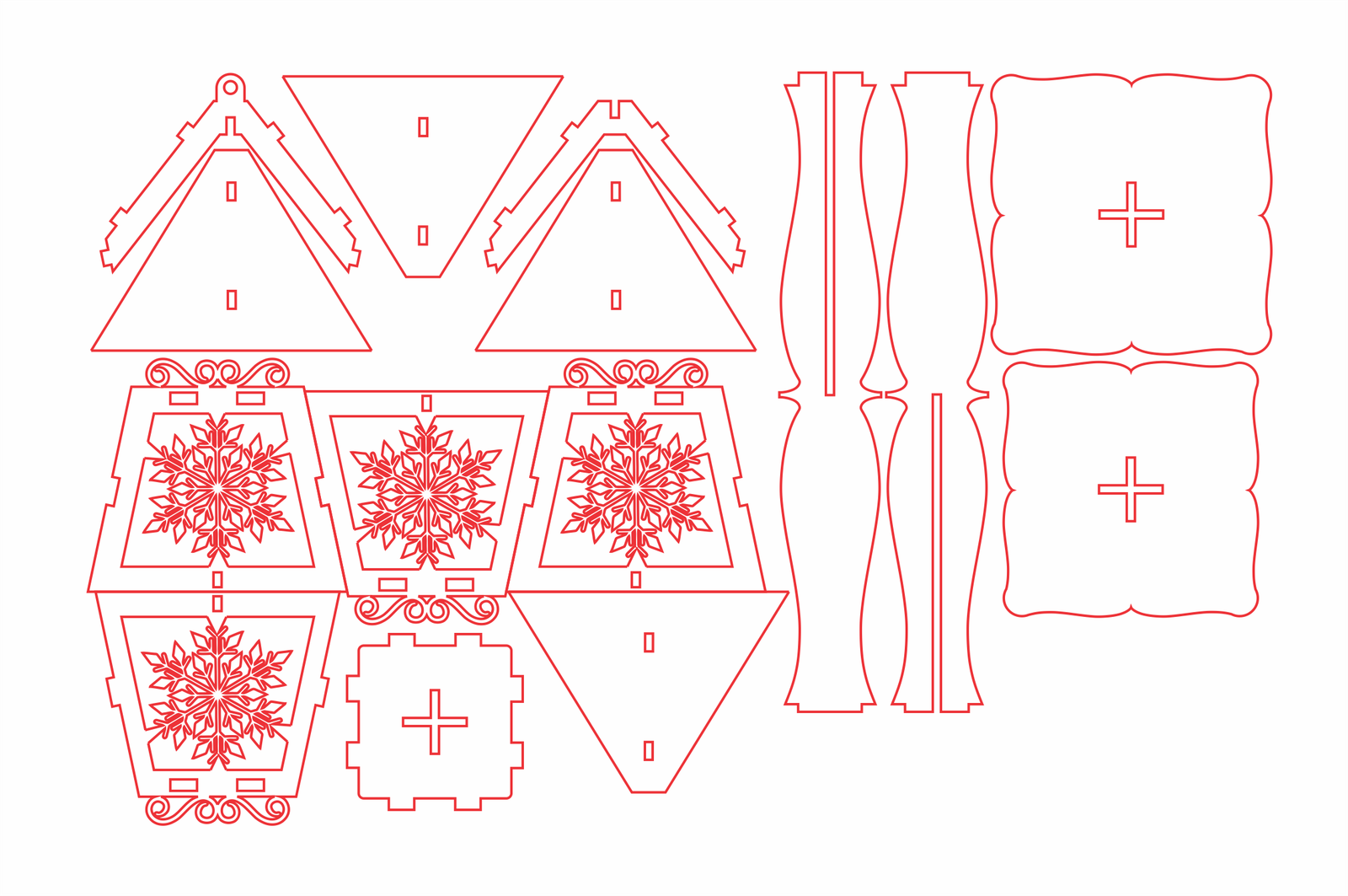 farol copo navideño