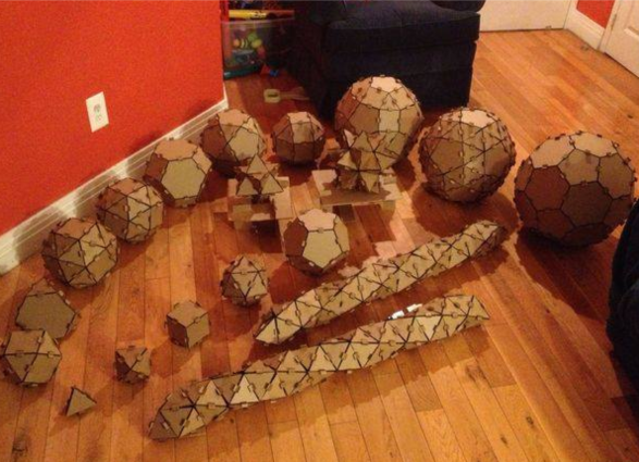 figuras tridimensionales armables