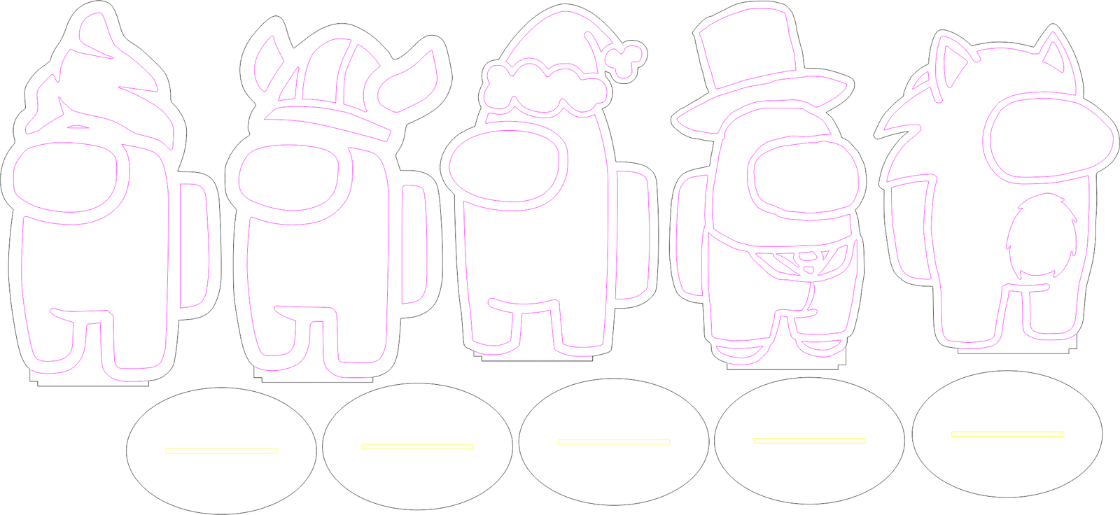 figuras videojuego among us