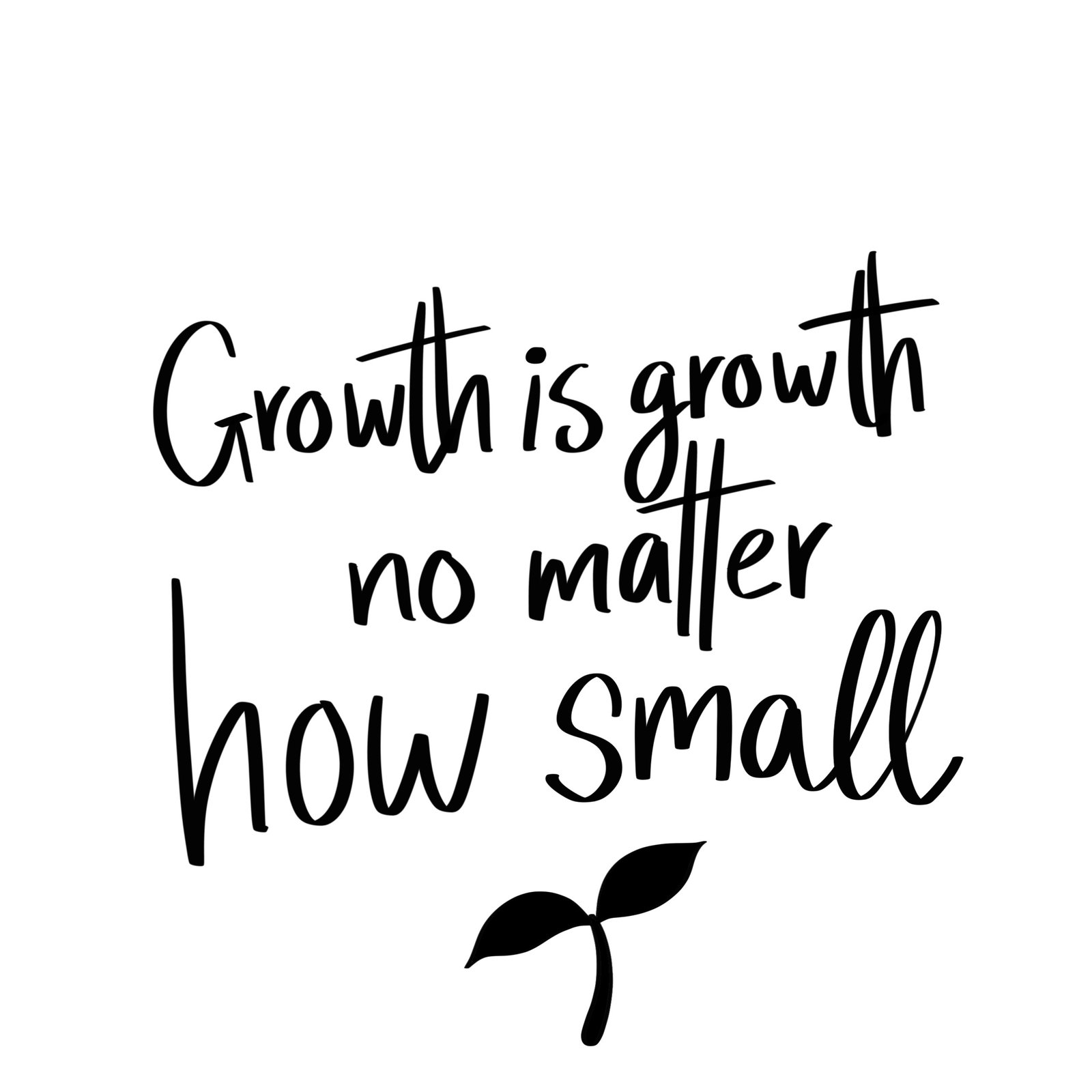 frase growth is growth