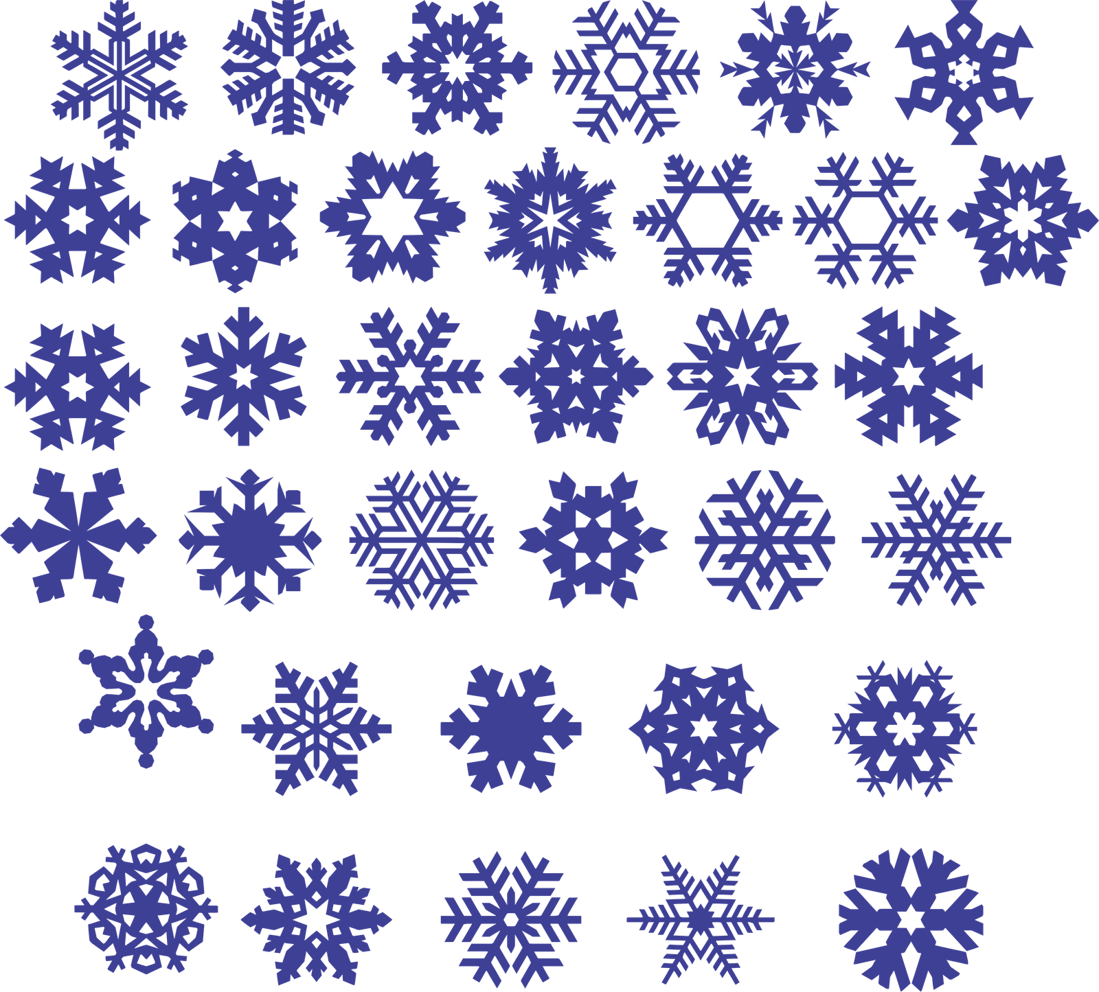 galería grande de copos de nieve