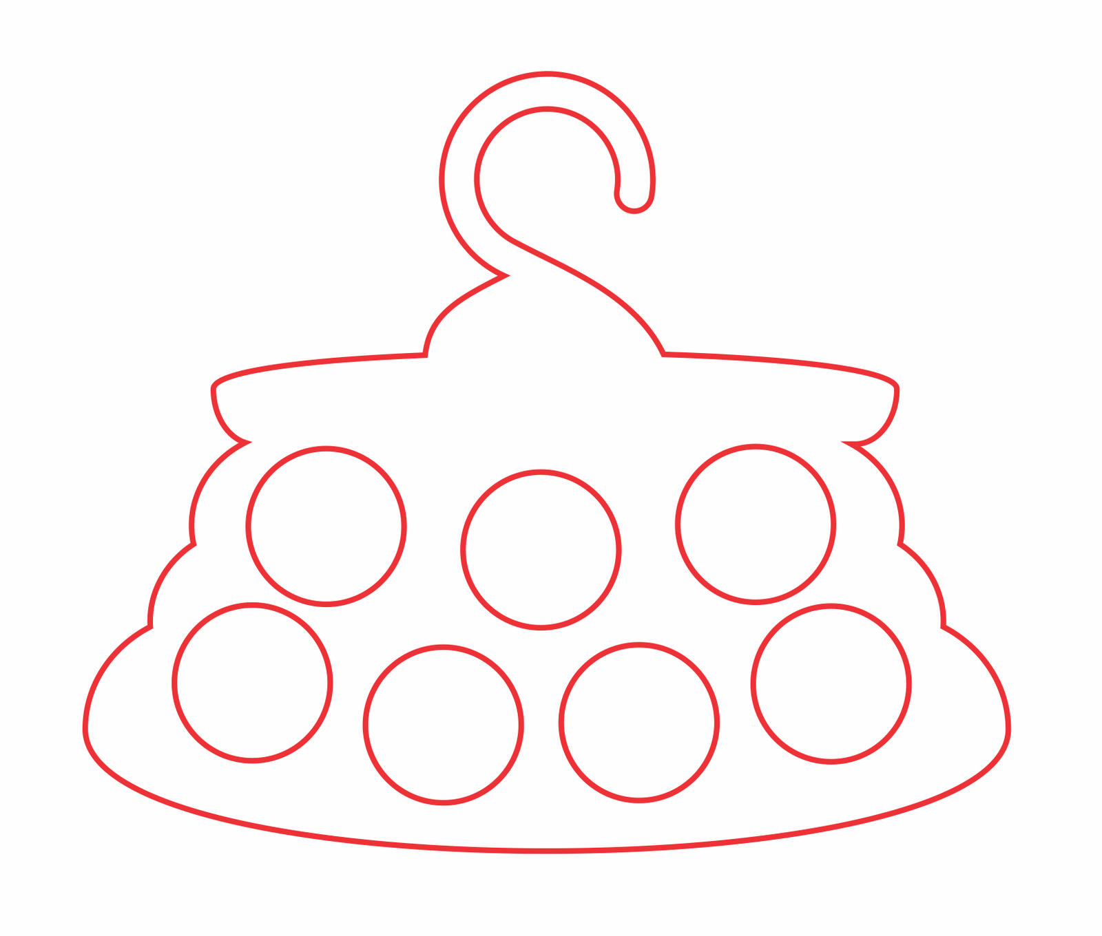 gancho bolsa de mano