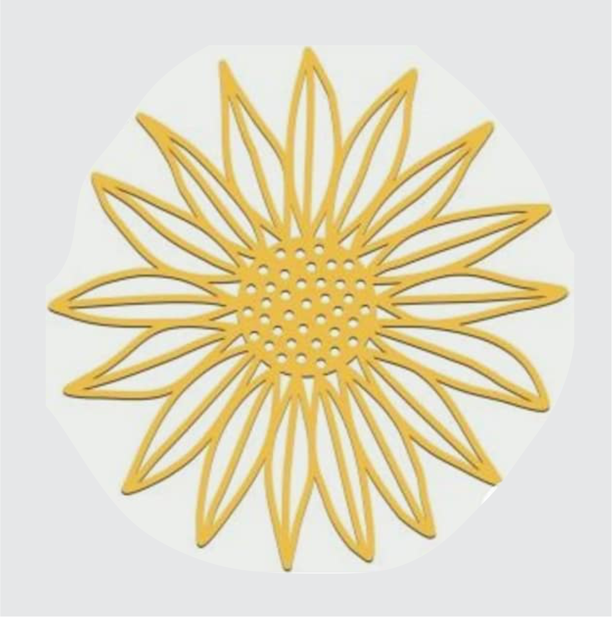girasol para pared