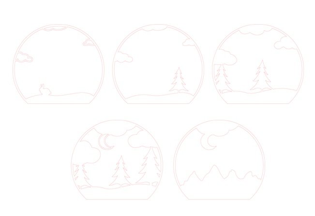 globo de nieve de 5 capas 1