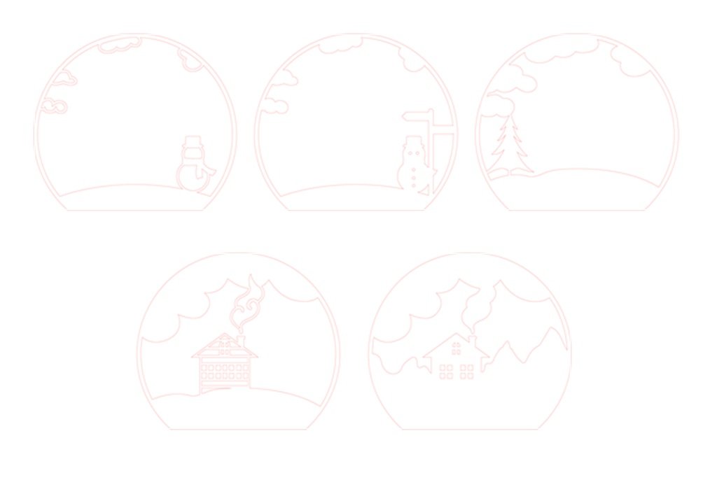 globo de nieve de 5 capas 2