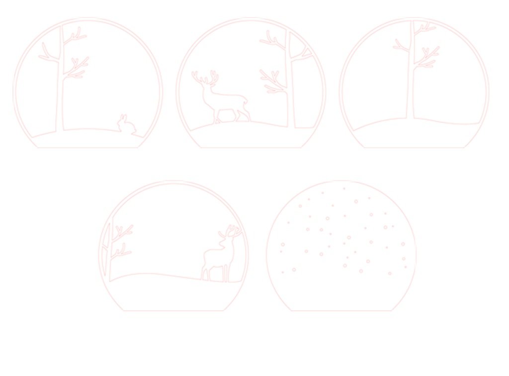 globo de nieve de 5 capas 3