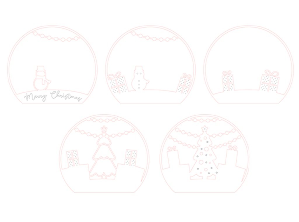 globo de nieve de 5 capas 4