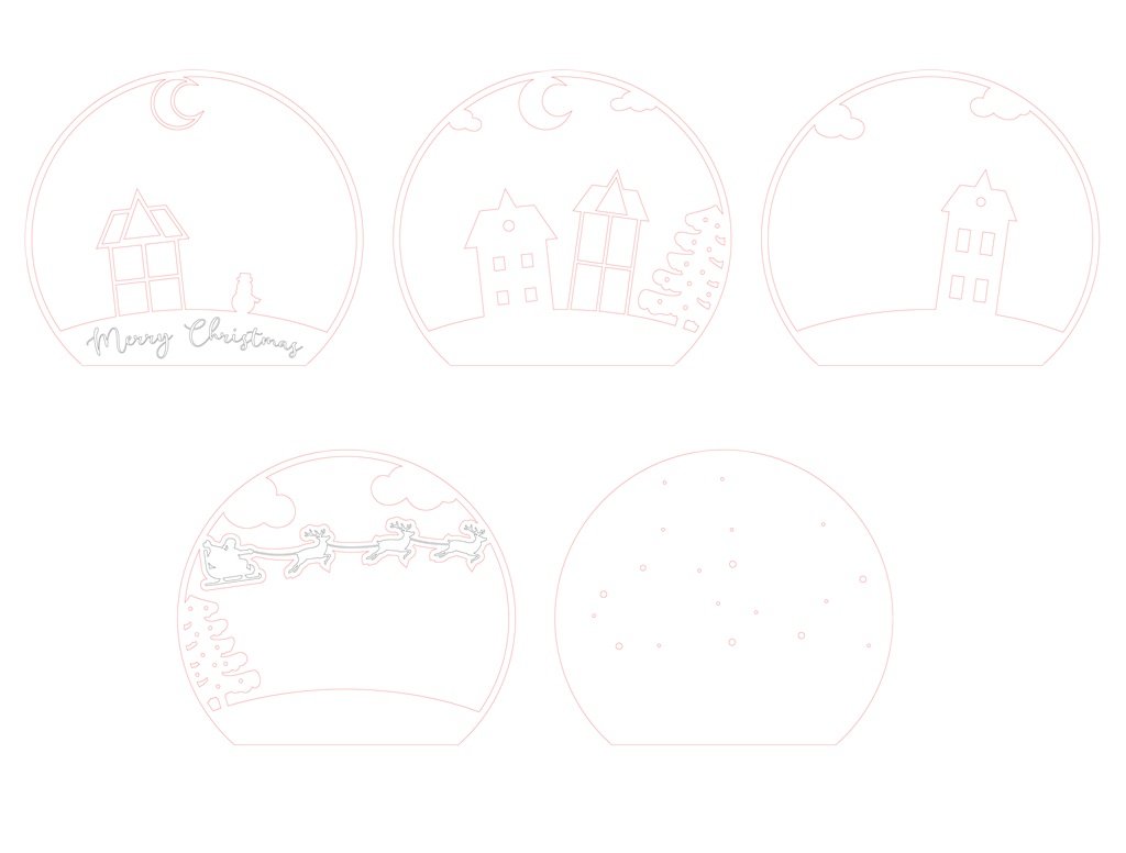 globo de nieve de 5 capas 6