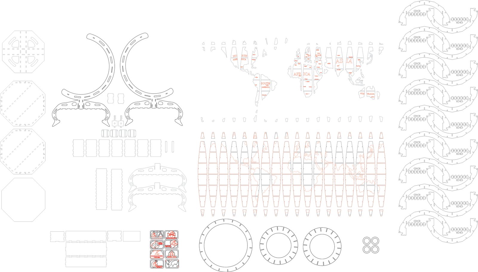 globo terráqueo 3d versión 2