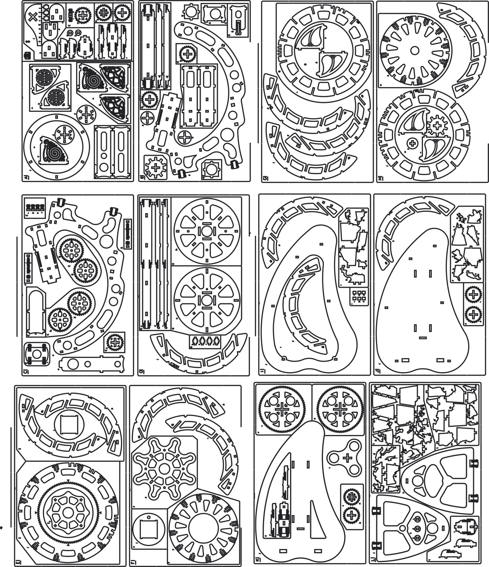 globo terráqueo armable