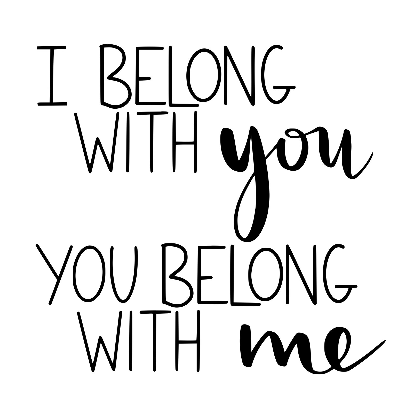 i belong with you