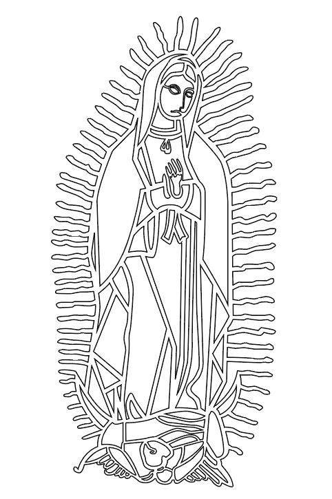 imagen de la virgen de guadalupe