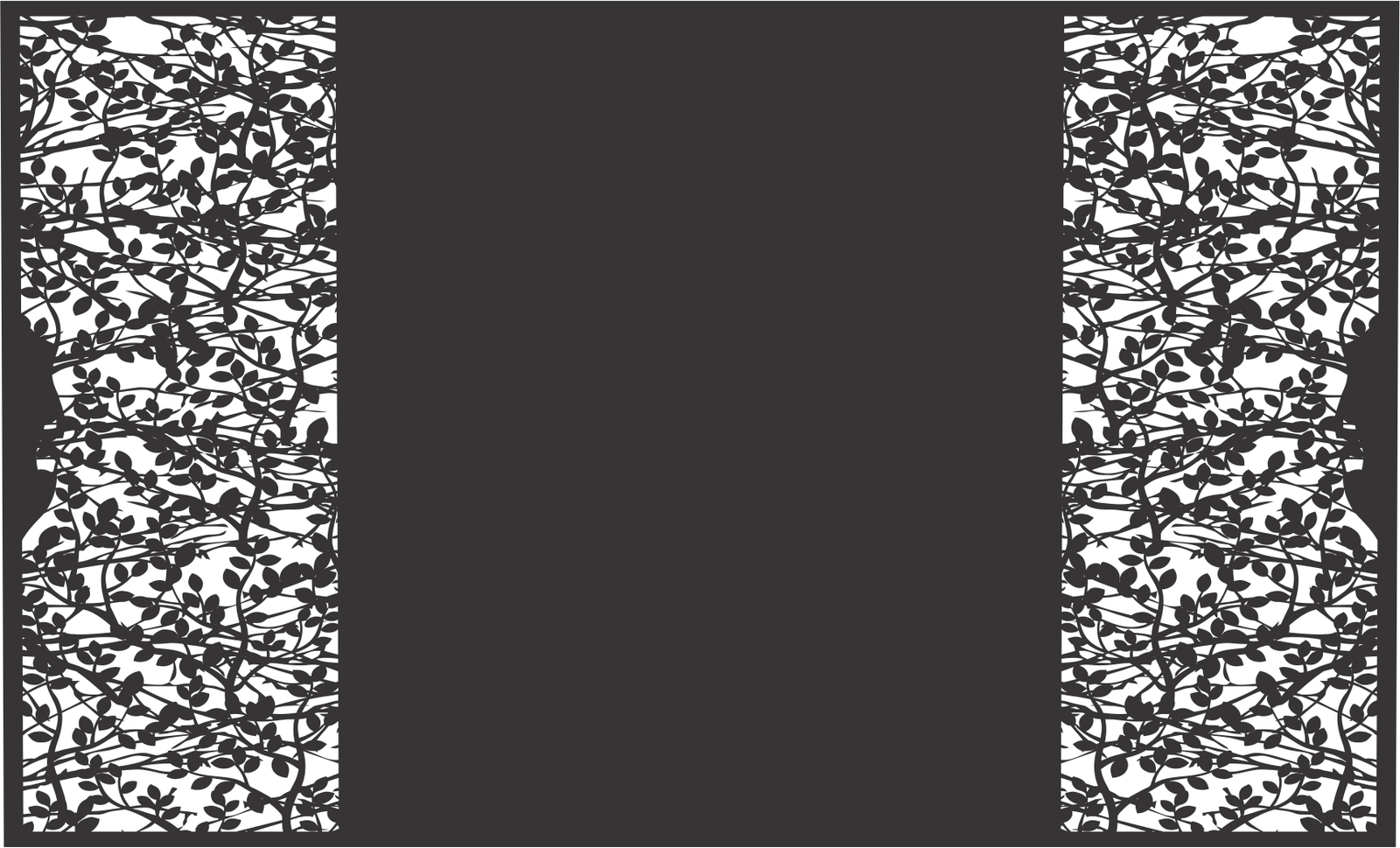 invitación calada hojas