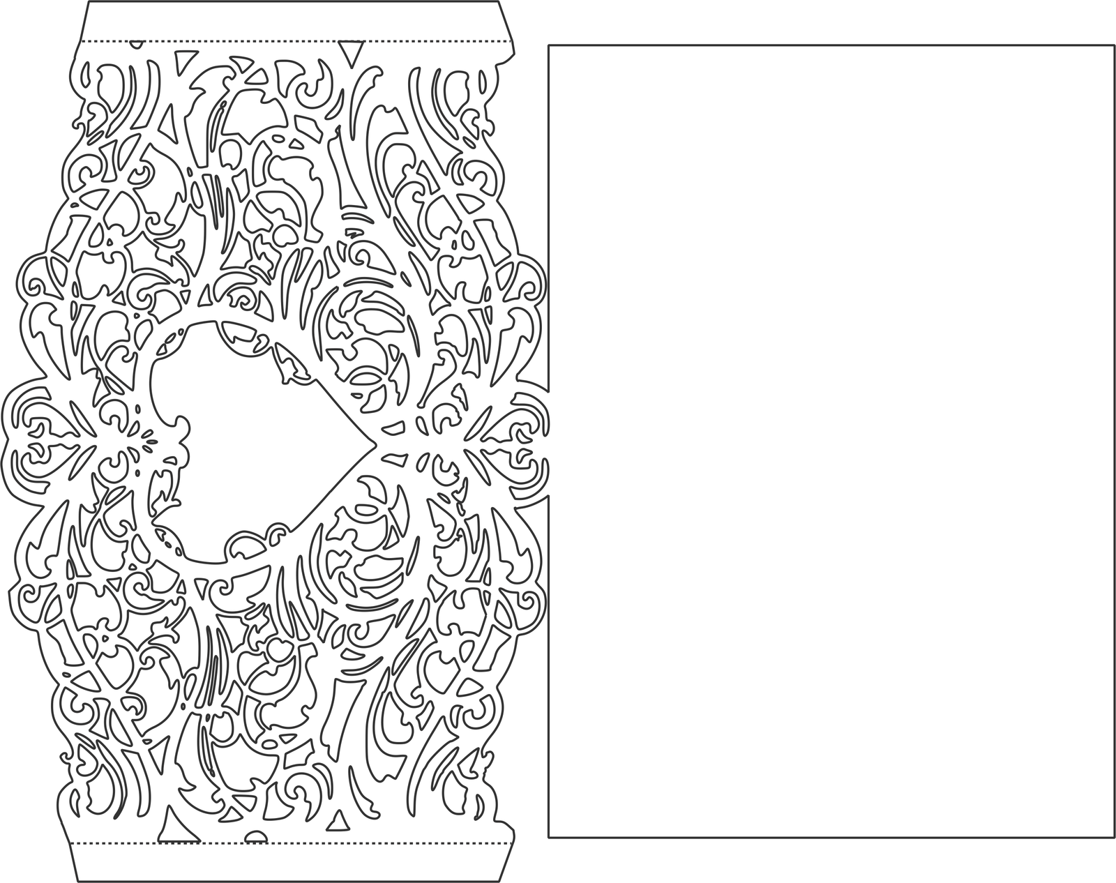 invitación de corazón