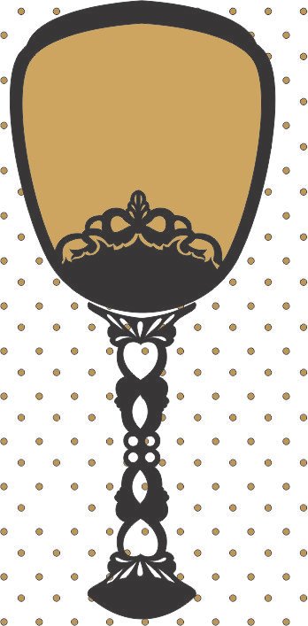 invitación espejo de mano 4