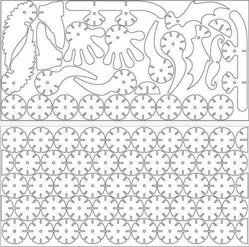 juego para armas piezas 3d