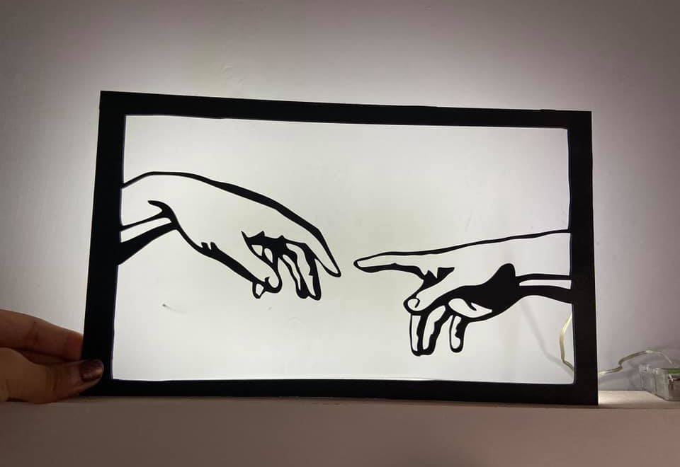 la creación de adán