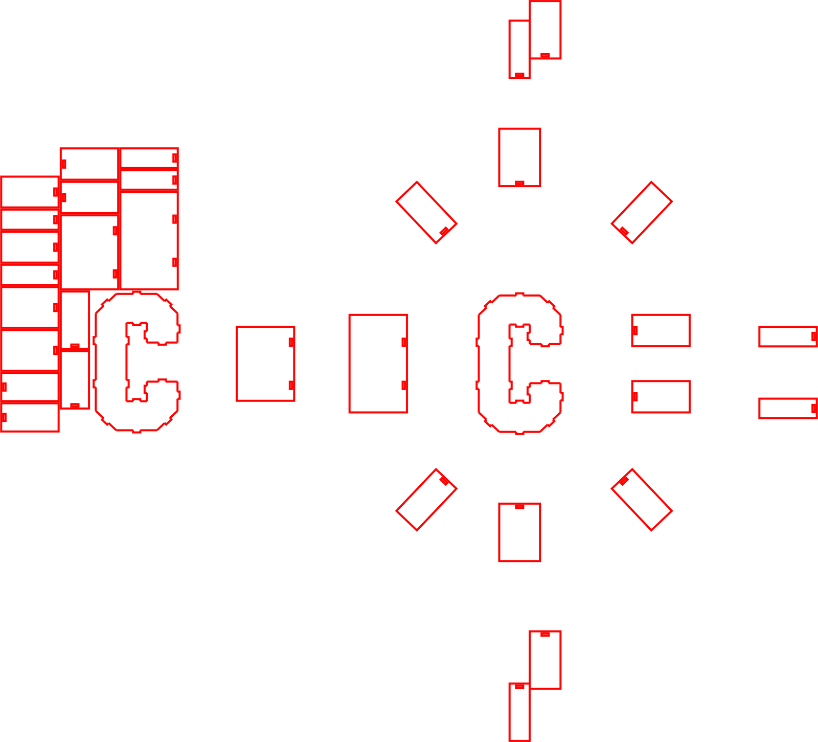 letra c tridimensional