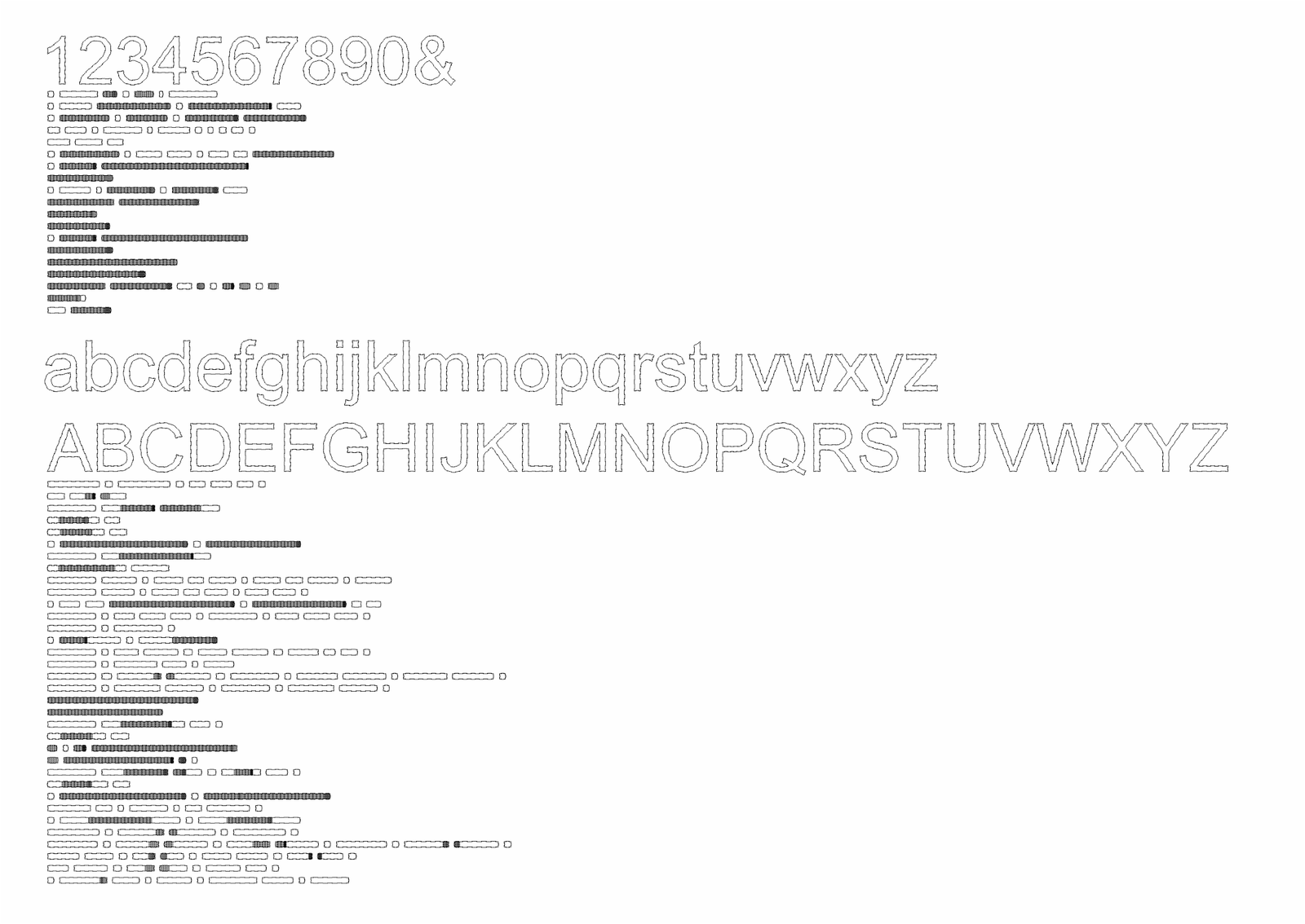 letras y números 3d