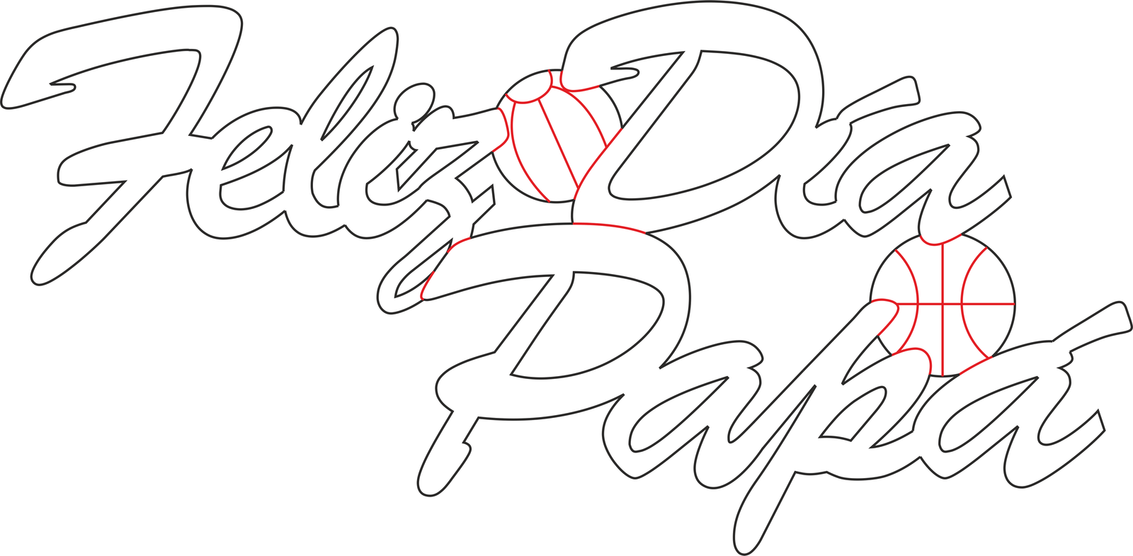 letrero feliz día papá