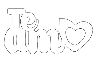 letrero te amo para foto