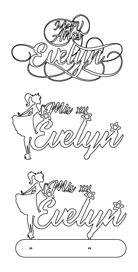 letreros personalizables mis xv años