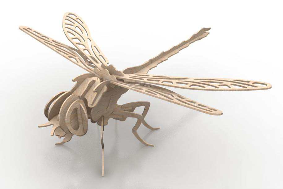 libélula 3d
