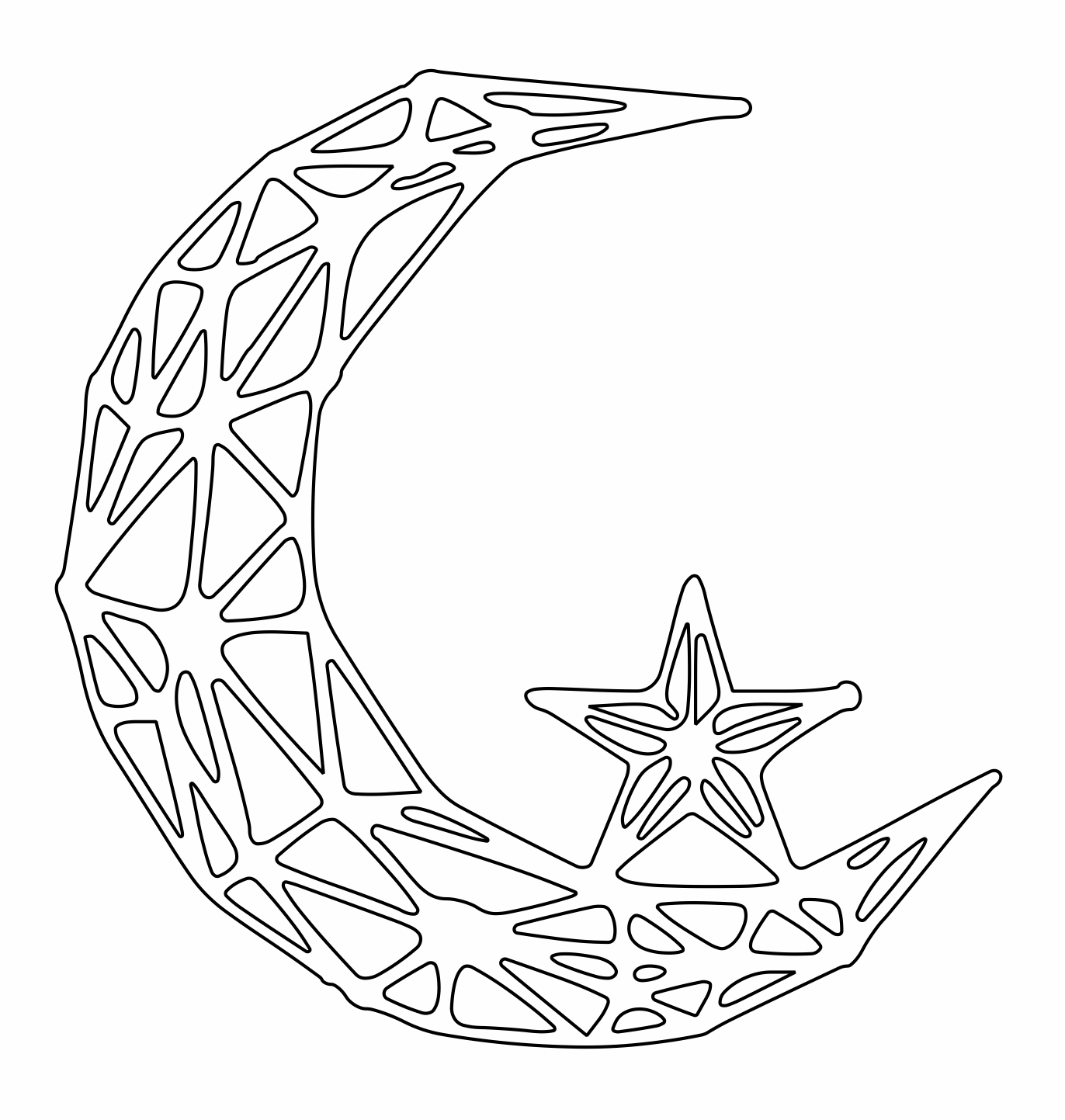luna con estrella