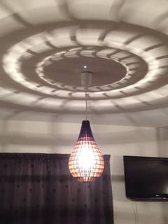 lámpara colgante en forma de pera