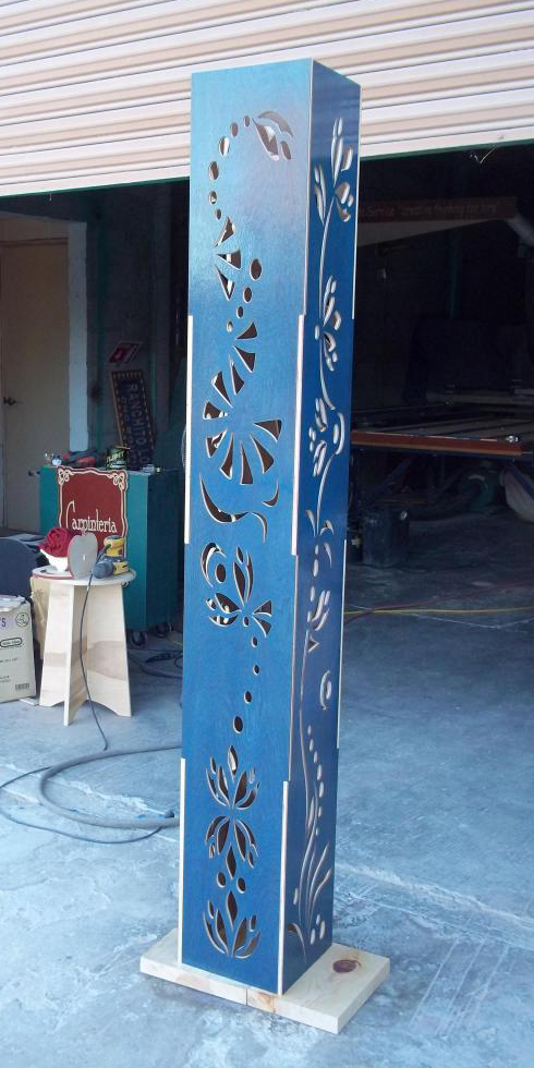 lámpara de pedestal