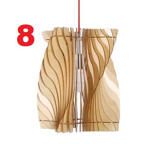 lámpara de techo en espiral