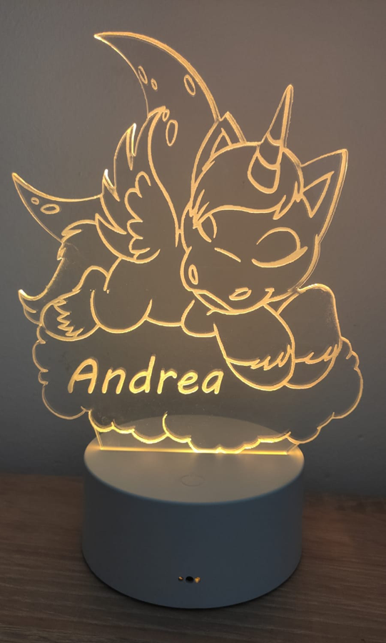lámpara de unicornio