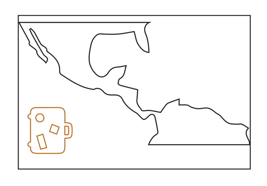 mapa de centroamérica