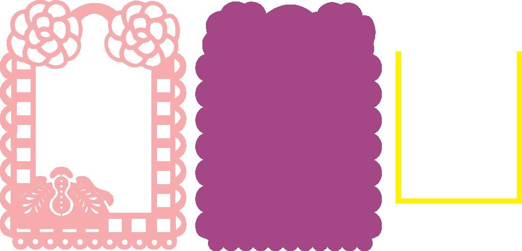 marco de foto para ofrenda