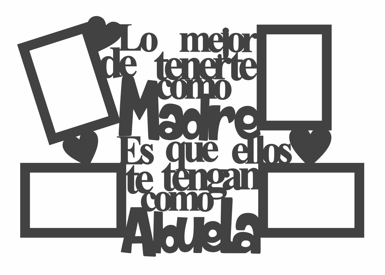 marco la mejor madre y abuela 4 fotos