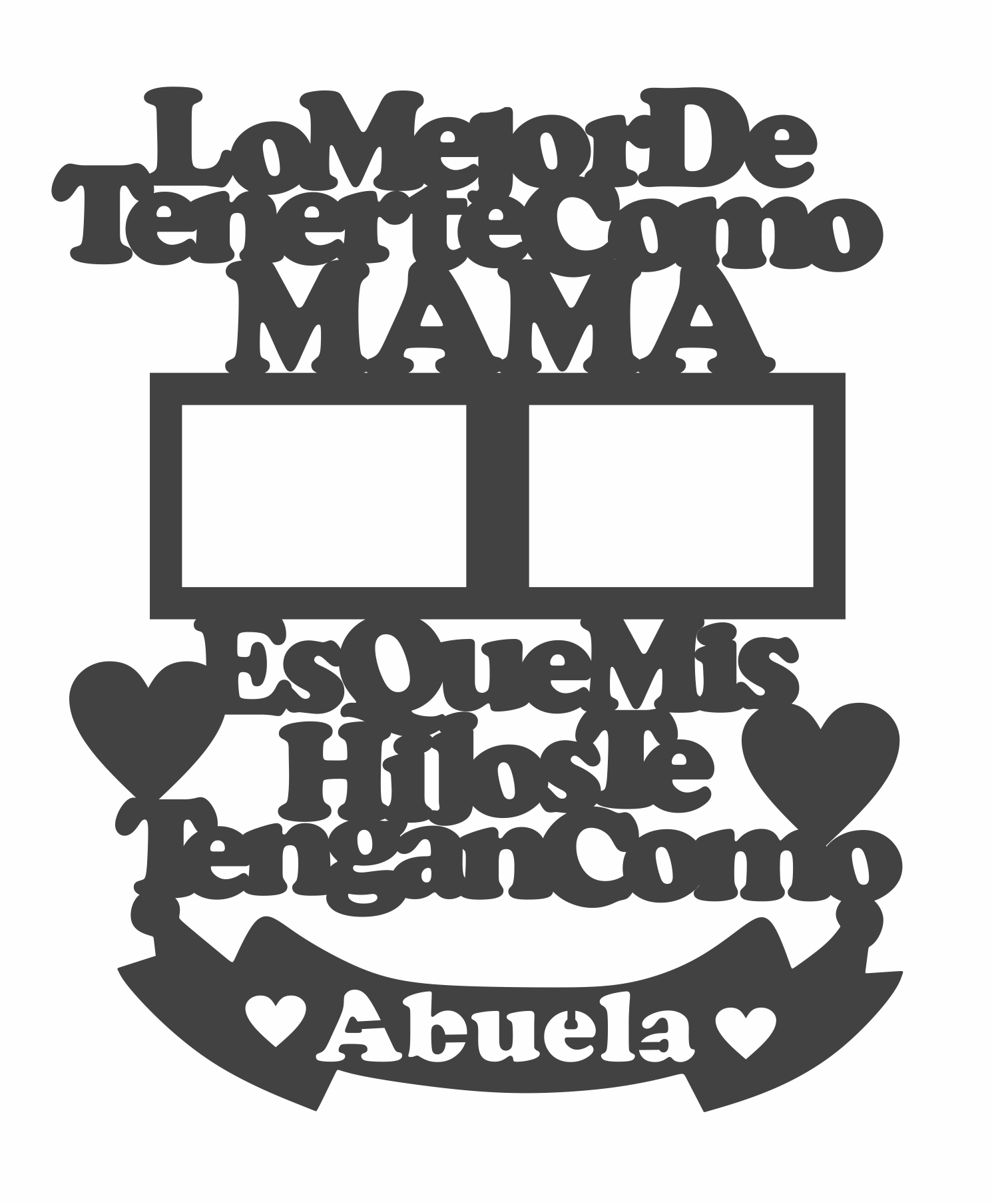 marco mamá y abuela 2 fotos