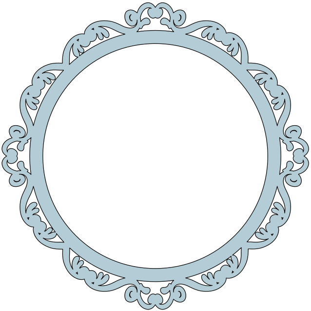 marco para espejo 21