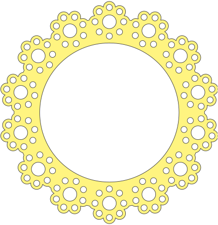 marco para espejo 45