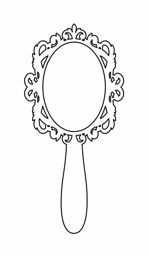 marco para espejo de mano 2