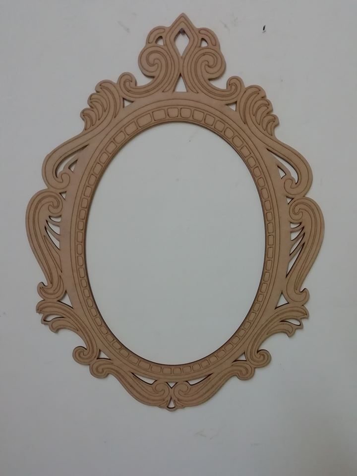 marco para espejo ovalado